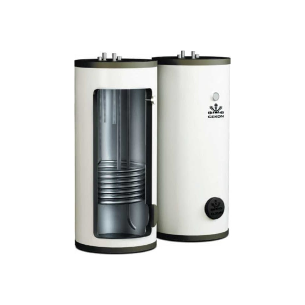 Изображение товара Напольный бойлер GEKON BTC 120 л, с 1-м ТО, 28 кВт, INOX, GK1201TC