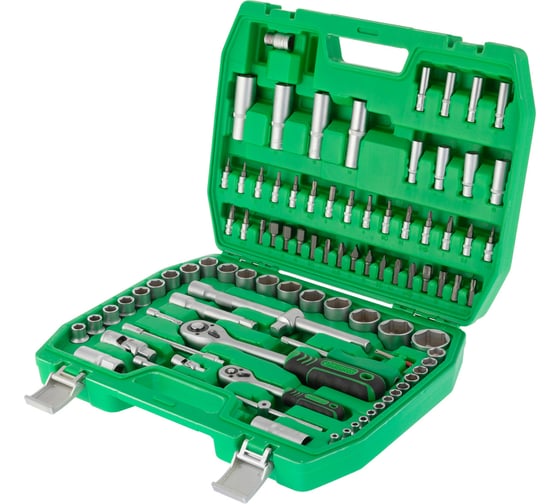 Изображение товара Набор инструментов INTERTOOL 1/2" & 1/4" 94ед, Cr-V ET-6094SP