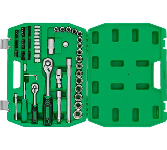 Изображение товара Набор инструментов INTERTOOL 72ед., 1/2" и 1/4", Cr-V ET-6072SP