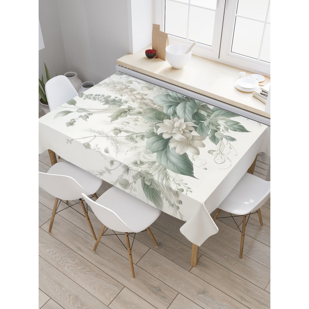 Изображение товара Прямоугольная тканевая скатерть JoyArty Полевой шедевр 145х180 см