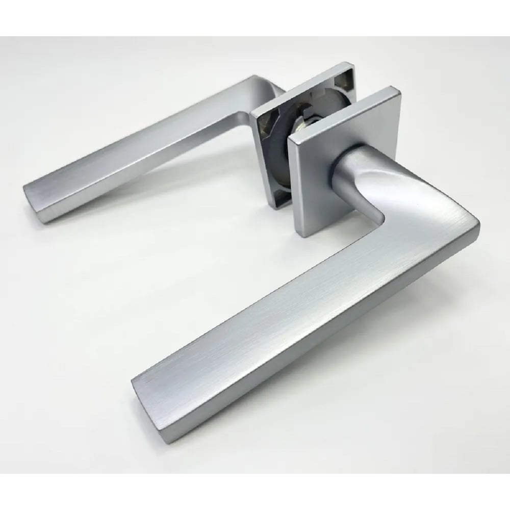 Изображение товара Дверная ручка на квадратной розетке MORELLI MH 50 S6 SC, 6 мм, цвет - мат. хром 9013391