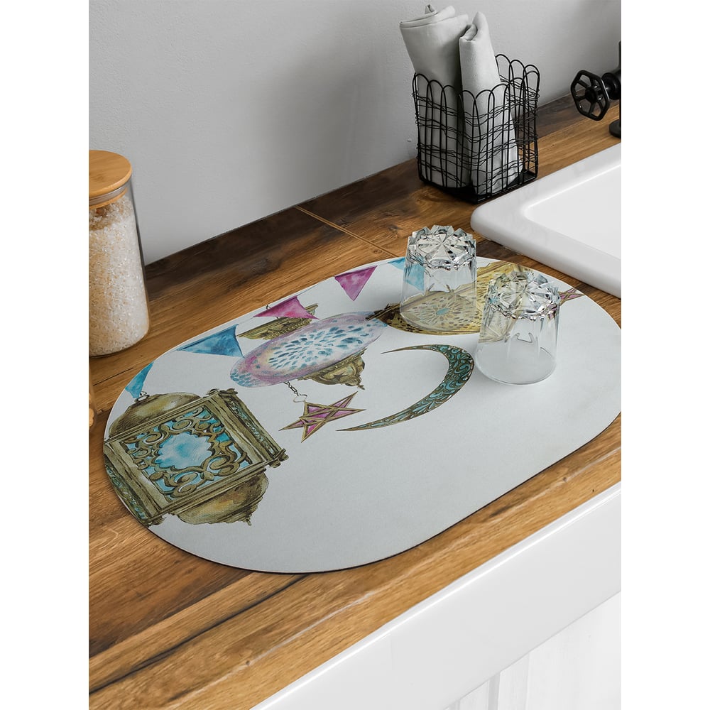 Изображение товара Коврик для сушки посуды JoyArty Рамадан Карим 58x38 см