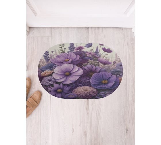 Изображение товара Коврик в прихожую JoyArty овальный Космея 58x38 см sbm_sd3463_58x38