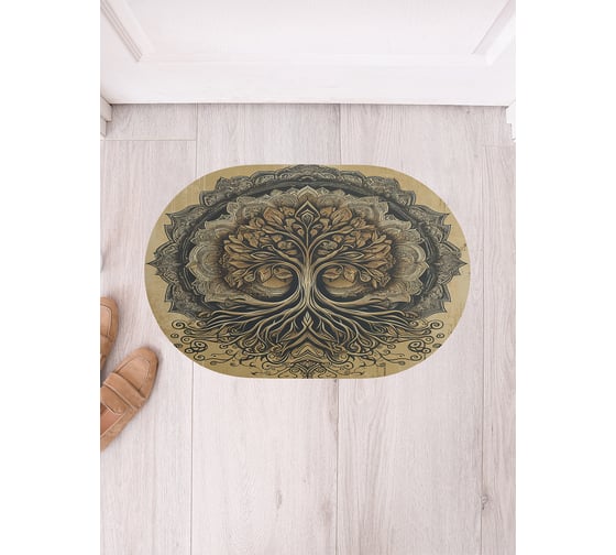 Изображение товара Коврик в прихожую JoyArty овальный Дерево жизни 58x38 см sbm_sd3506_58x38