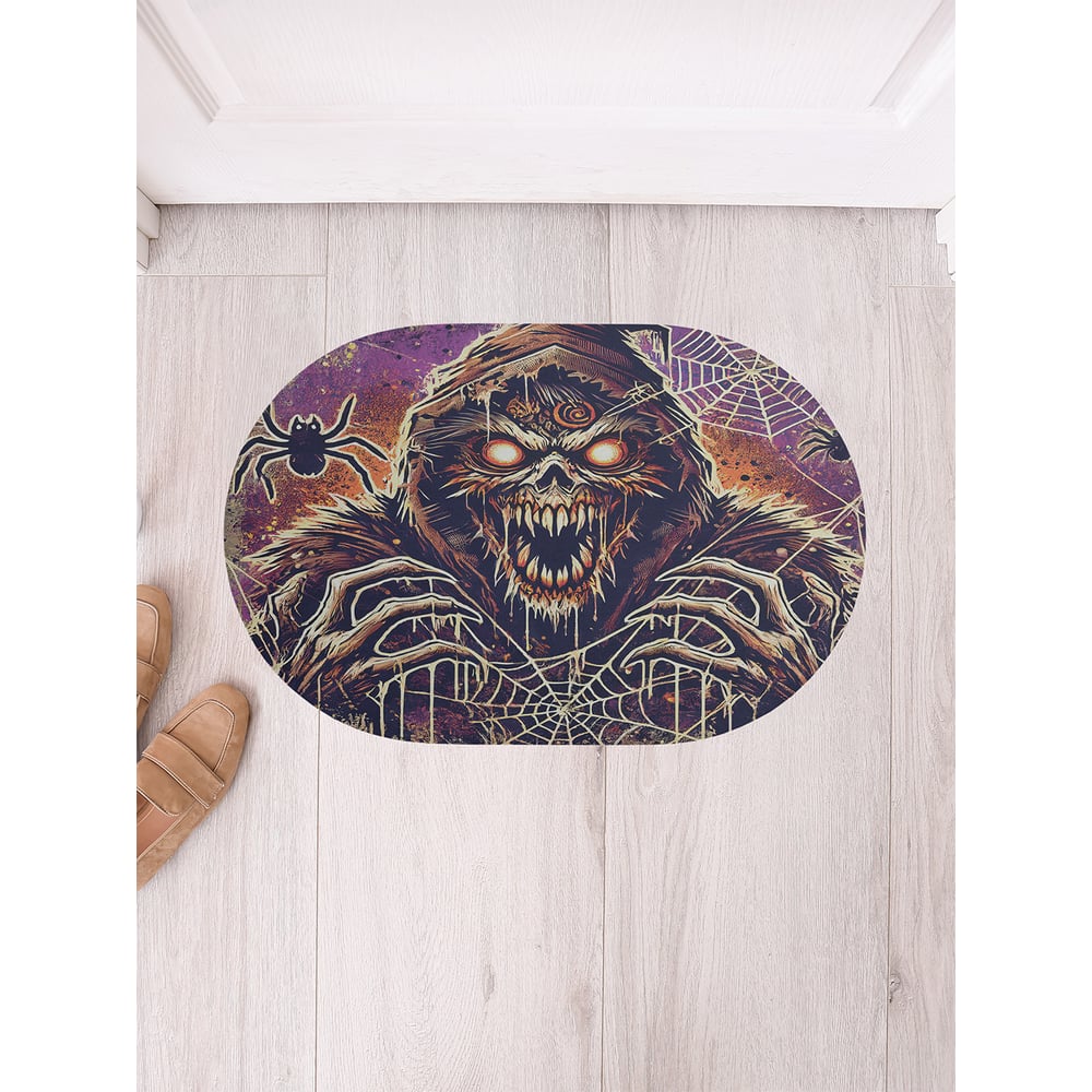 Изображение товара Коврик в прихожую JoyArty овальный Монстр с пауком размер 58x38 см
