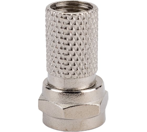 Изображение товара Коннектор F-типа для коаксиальных кабелей RG6 NETLAN 100 шт. EC-CC-F-RG6-T-MT-100