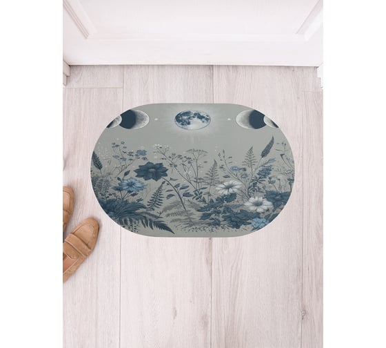 Изображение товара Коврик в прихожую JoyArty овальный Фазы луны 58x38 см sbm_sd3528_58x38