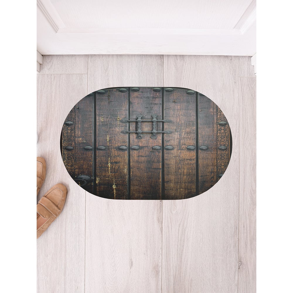 Изображение товара Грязезащитный придверный коврик JoyArty 58x38 см овальный для прихожей