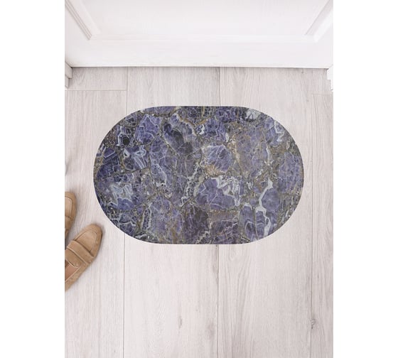 Изображение товара Коврик придверный грязезащитный в прихожую JoyArty с принтом Таинства Вселенной овальный 58x38 см sbm_33974_58x38