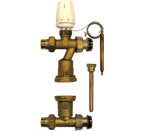 Изображение товара Насосно-смесительная группа для напольного отопления с термостатическим клапанам GEKON GK 7685
