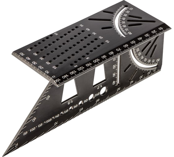 Изображение товара Угольник NEO Tools 3D, японский, алюминиевый 72-115