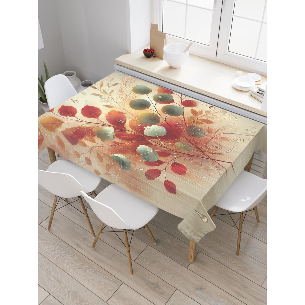 Изображение товара Прямоугольная тканевая скатерть на стол с рисунком JoyArty 145x180 см