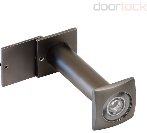 Изображение товара Глазок Doorlock DL VA16S/70-130mm/180 GR графит, квадратный 74220