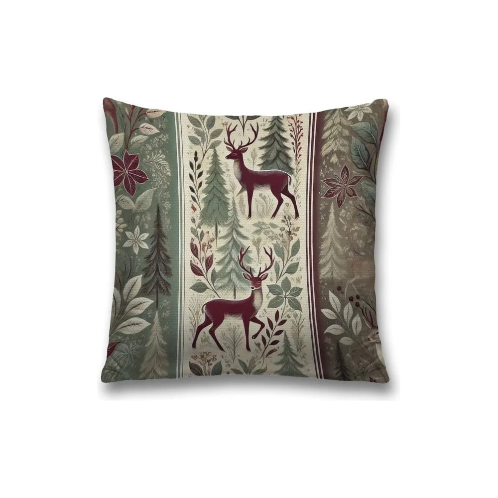 Изображение товара Декоративная наволочка JoyArty Олени в лесу 45x45 см