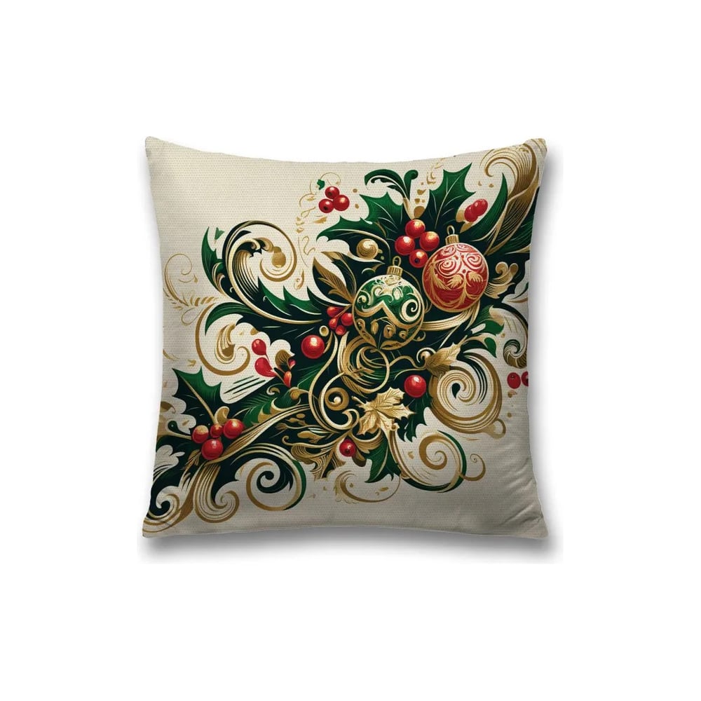 Изображение товара Декоративная наволочка на молнии JoyArty 45x45 см новогодняя серия