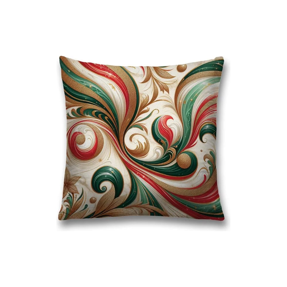 Изображение товара Декоративная наволочка JoyArty на молнии 45x45 см Новый год Рождество