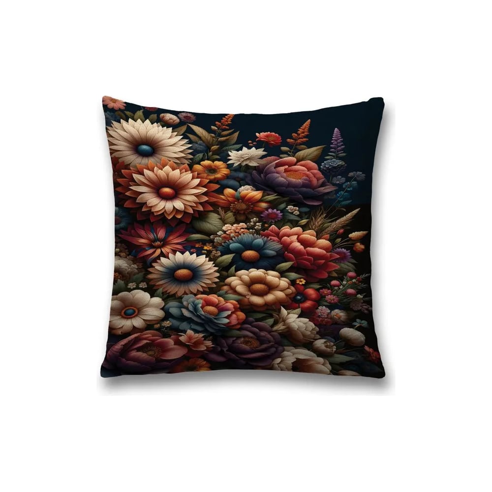 Изображение товара Декоративная наволочка JoyArty Осенние цветы 45x45 см