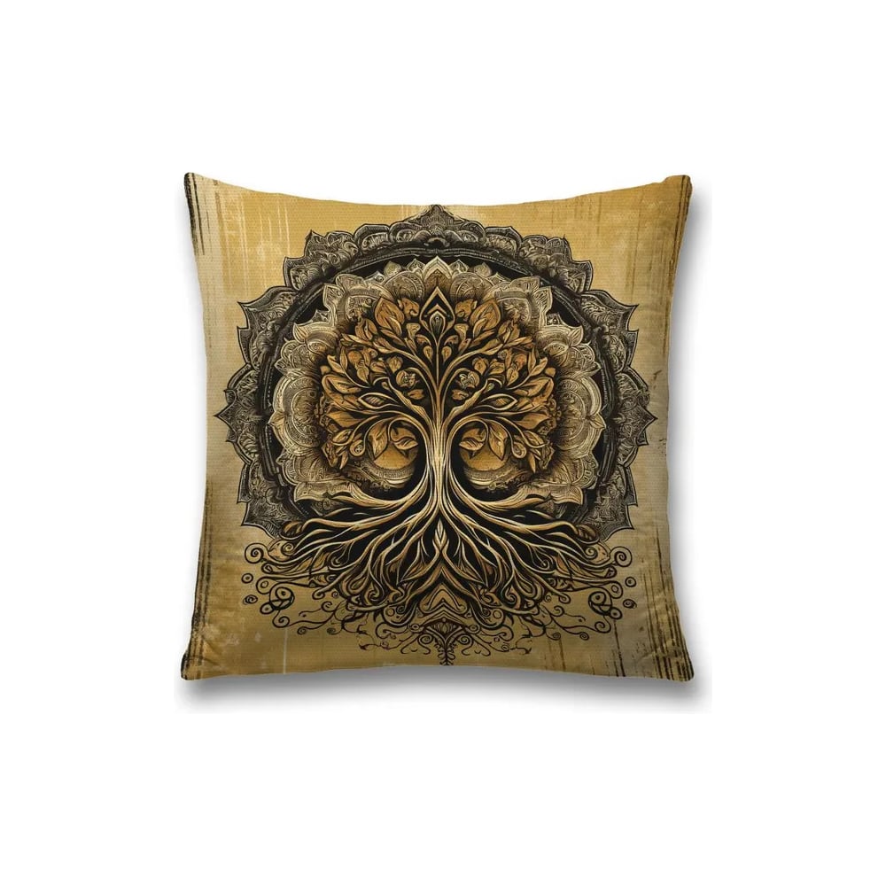 Изображение товара Декоративная наволочка на молнии JoyArty Дерево жизни 45x45 см sl_sd3506