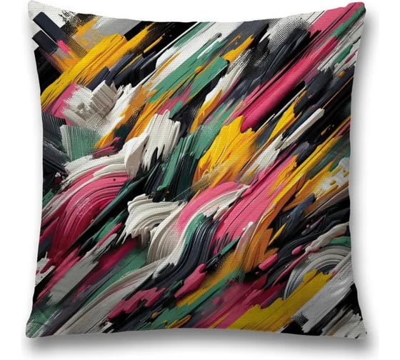 Изображение товара Декоративная наволочка на молнии JoyArty Творчество 45x45 см sl_sd3521