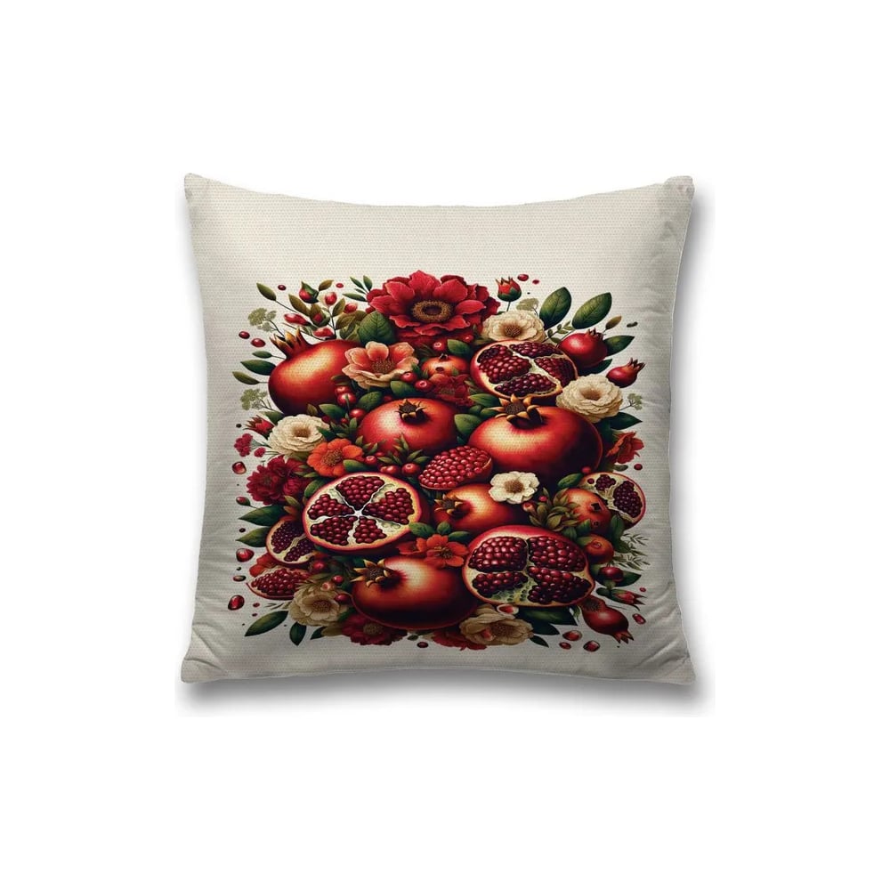 Изображение товара Декоративная наволочка JoyArty Гранатовый букет 45x45 см