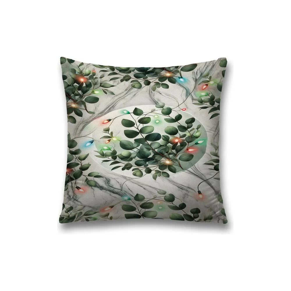 Изображение товара Декоративная наволочка JoyArty Эвкалипт в огоньках 45x45 см