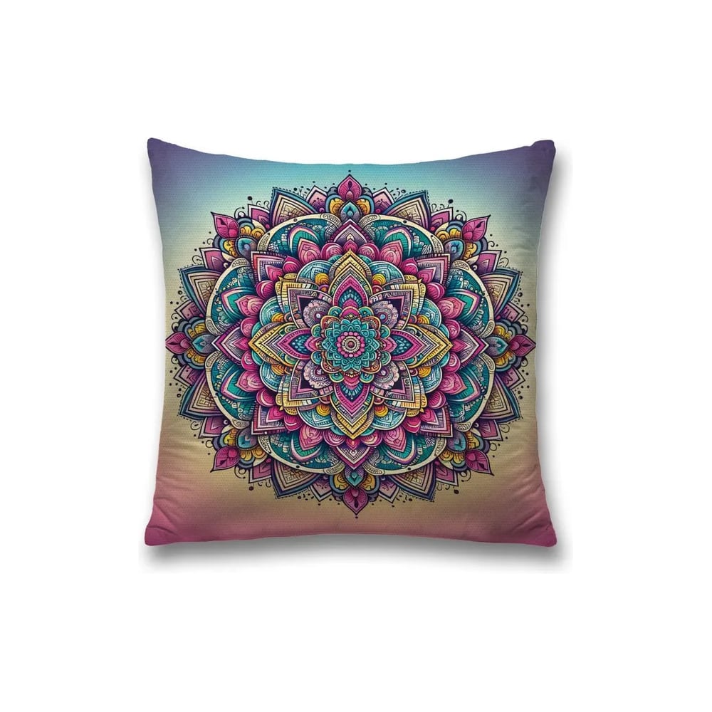 Изображение товара Декоративная наволочка на молнии JoyArty Мандала 45x45 см