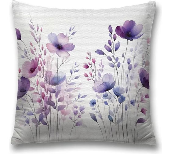 Изображение товара Декоративная наволочка на молнии JoyArty Полевой мак 45x45 см sl_sd3545