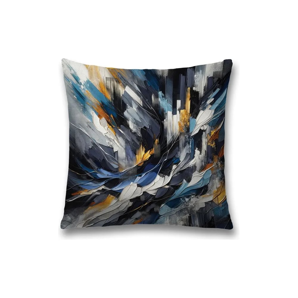 Изображение товара Декоративная наволочка на молнии JoyArty Акварель кистью 45x45 см