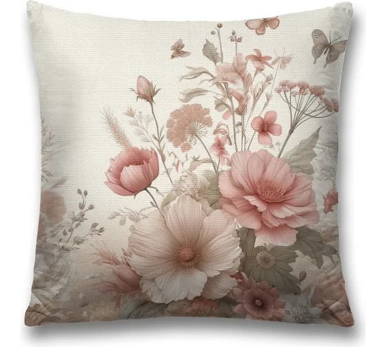 Изображение товара Декоративная наволочка на молнии JoyArty Ботаника 45x45 см sl_sd3502