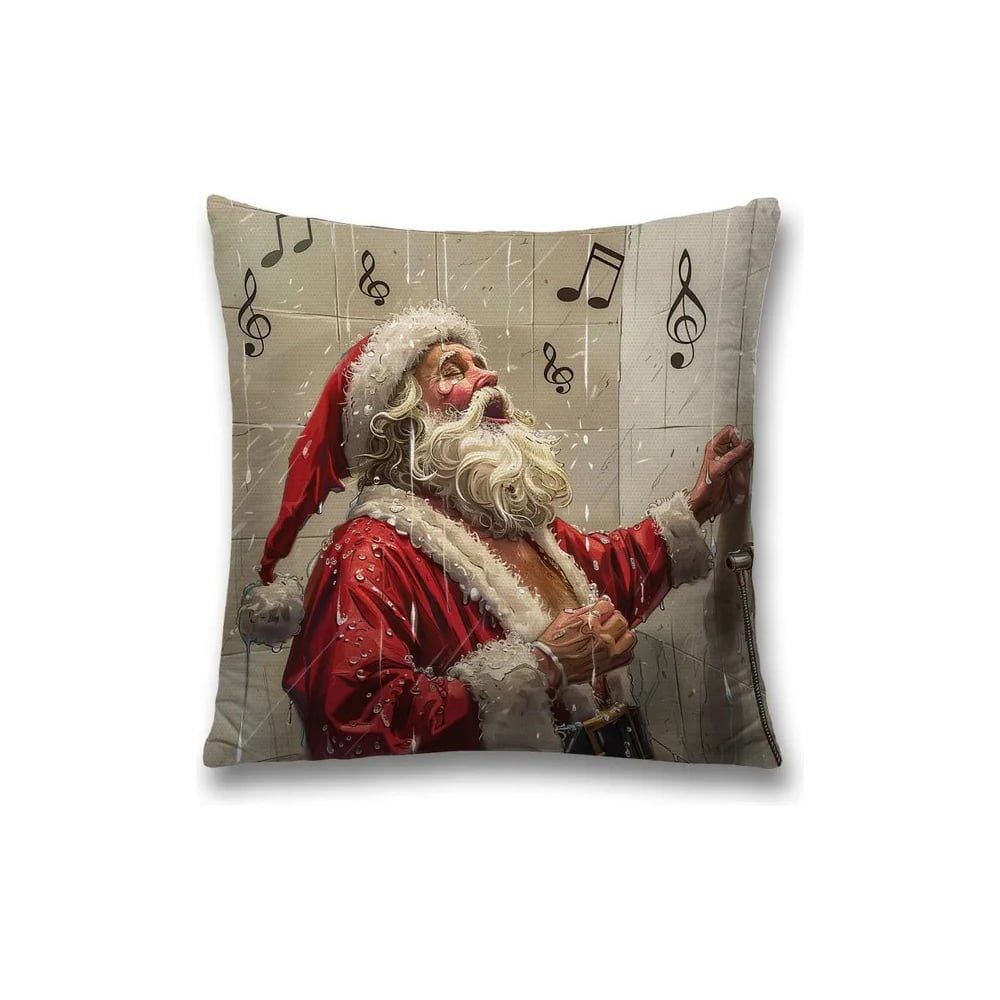 Изображение товара Декоративная наволочка на молнии JoyArty 45x45 см Звонкая песня Новый год