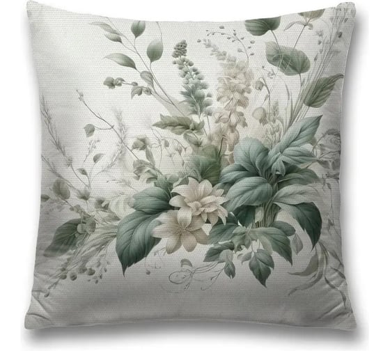 Изображение товара Декоративная наволочка на молнии JoyArty Полевой шедевр 45x45 см sl_sd3557