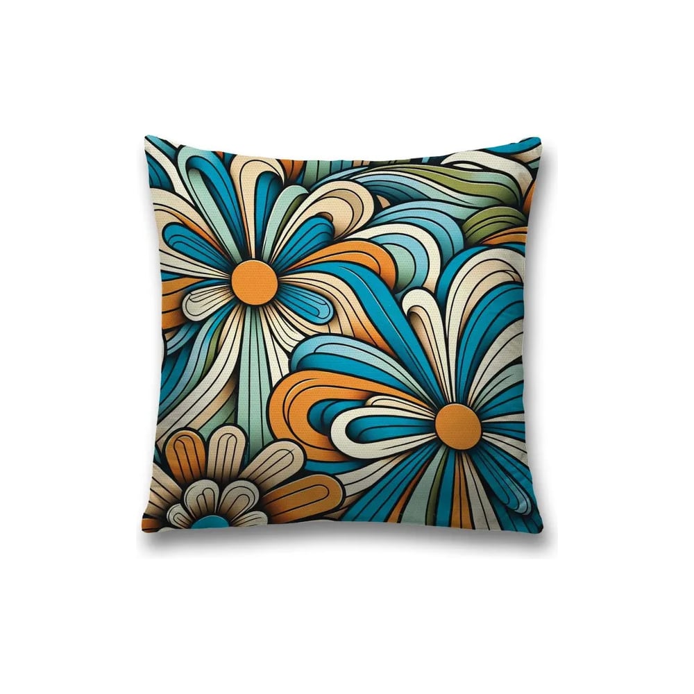 Изображение товара Декоративная наволочка JoyArty 45x45 см с рисунком цветов