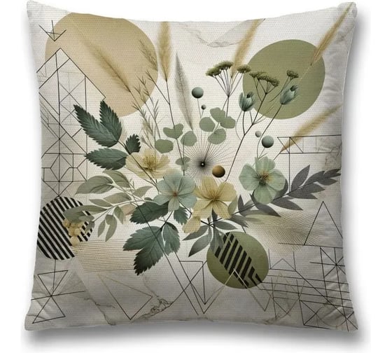 Изображение товара Декоративная наволочка на молнии JoyArty Природа графики 45x45 см sl_sd3516