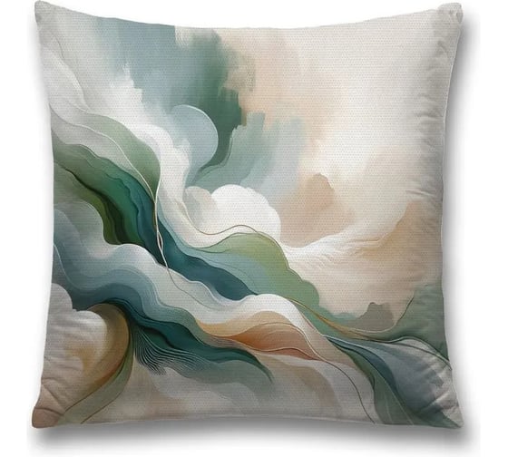 Изображение товара Декоративная наволочка на молнии JoyArty Волна краской 45x45 см sl_sd3472