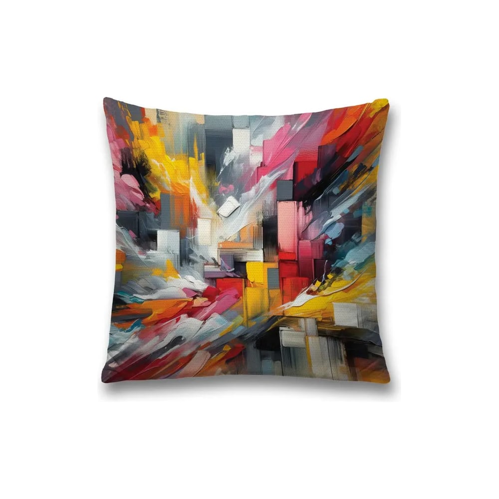 Изображение товара Декоративная наволочка JoyArty Картина краской 45х45 см на молнии