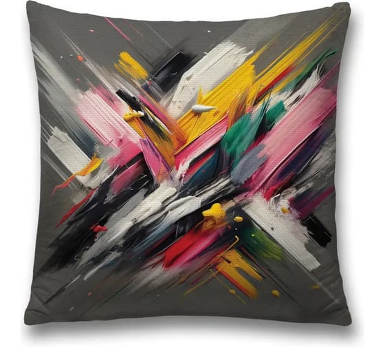 Изображение товара Декоративная наволочка на молнии JoyArty Искусство 45x45 см sl_sd3522