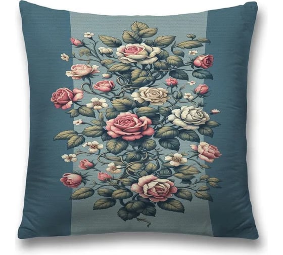 Изображение товара Декоративная наволочка на молнии JoyArty Бутоны роз 45x45 см sl_sd3413