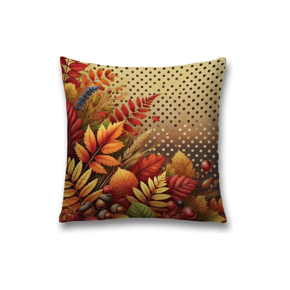 Изображение товара Декоративная наволочка JoyArty Осенняя композиция 45x45 см с молнией