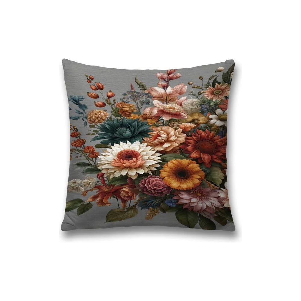 Изображение товара Декоративная наволочка на молнии JoyArty Сухоцветы осени 45x45 см sl_sd3419