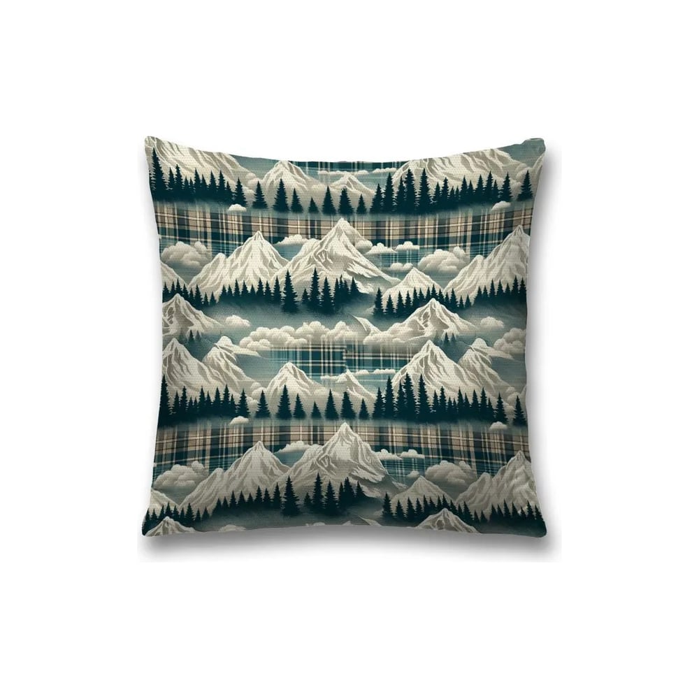 Изображение товара Декоративная наволочка JoyArty Коллаж гор 45x45 см на молнии