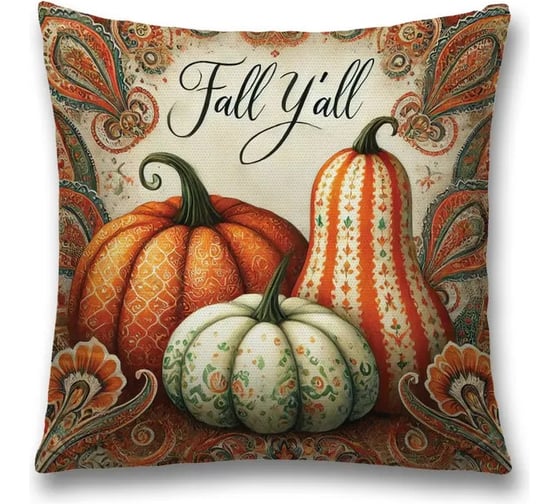 Изображение товара Декоративная наволочка на молнии JoyArty Осенний спас 45x45 см sl_sd4012