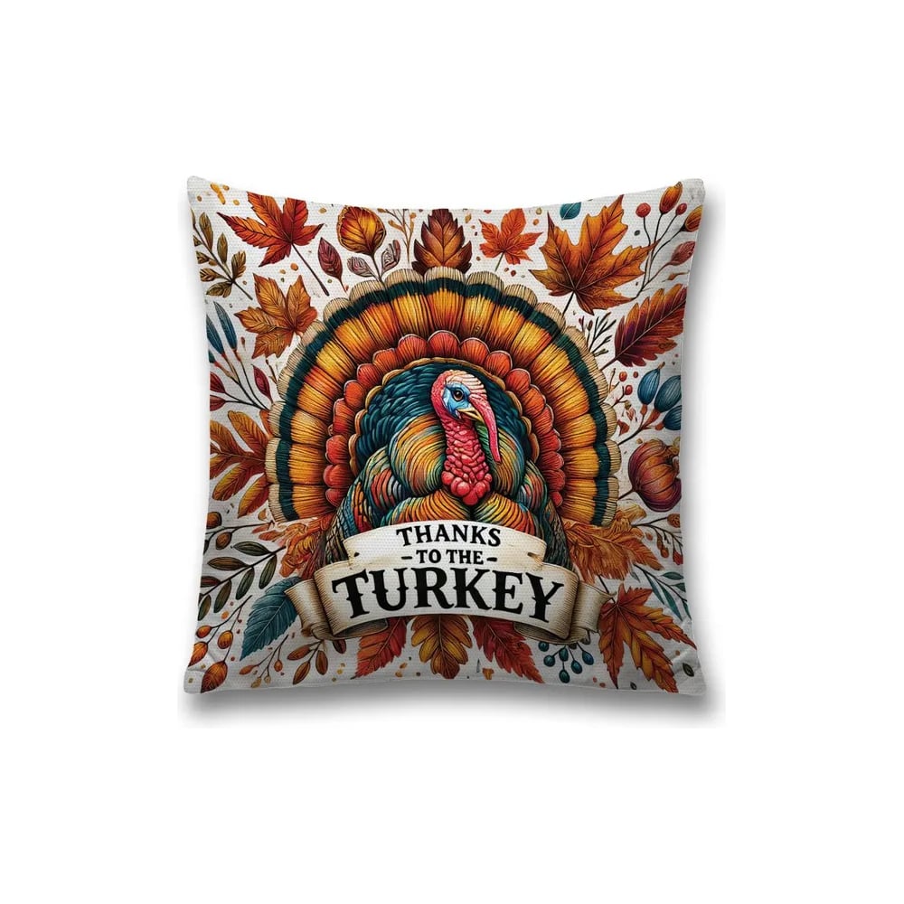Изображение товара Декоративная наволочка JoyArty Благодарность индейке 45x45 см