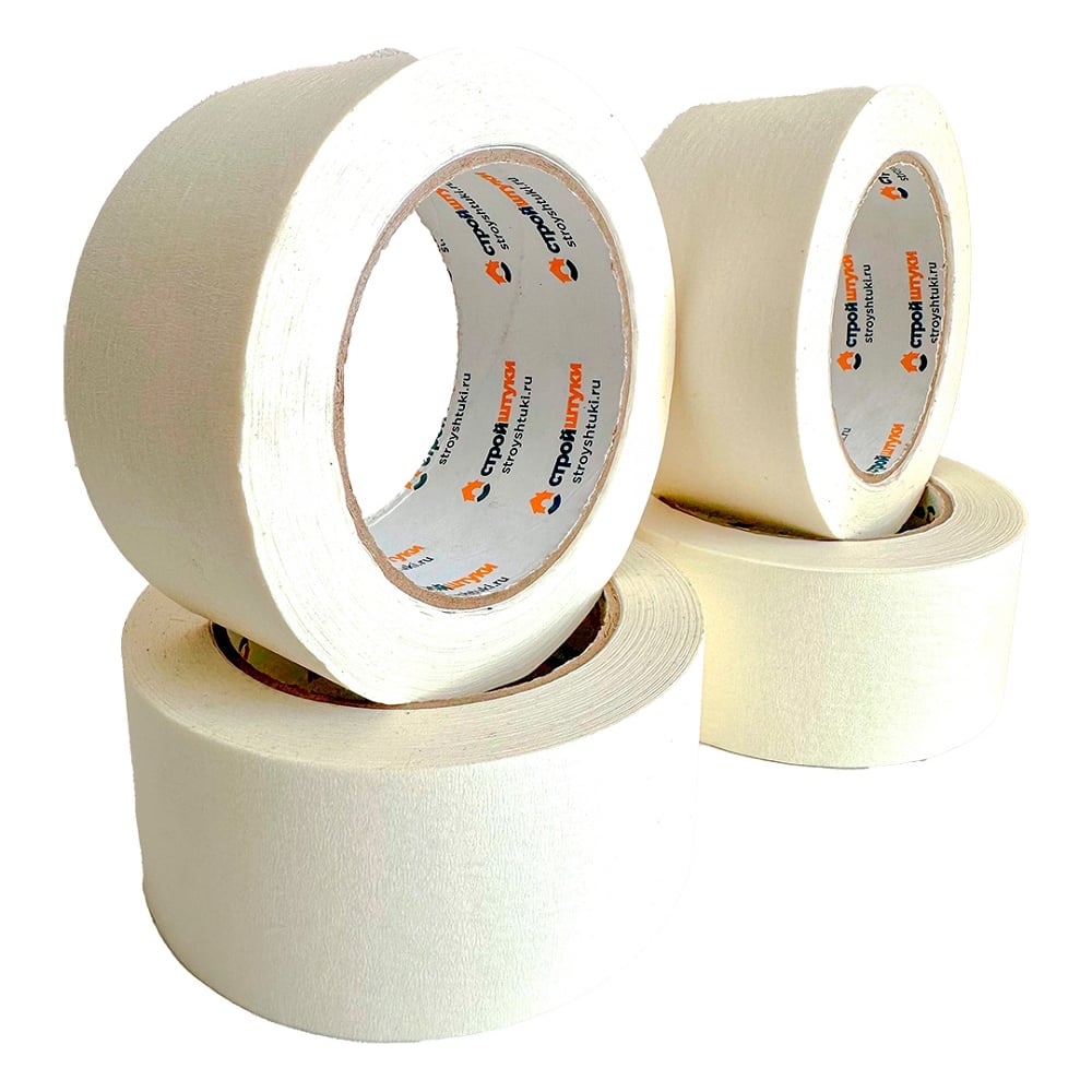 Изображение товара Малярная ленточка Стройштуки 48 мм 50 м белая строительный материал