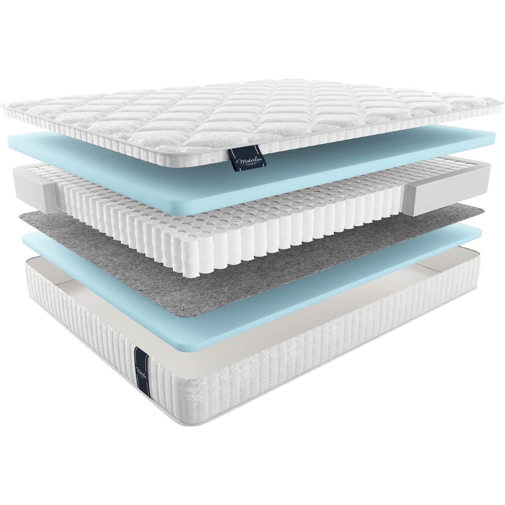 Изображение товара Матрас Materlux MEZZO 200x140 см, двусторонний, белый