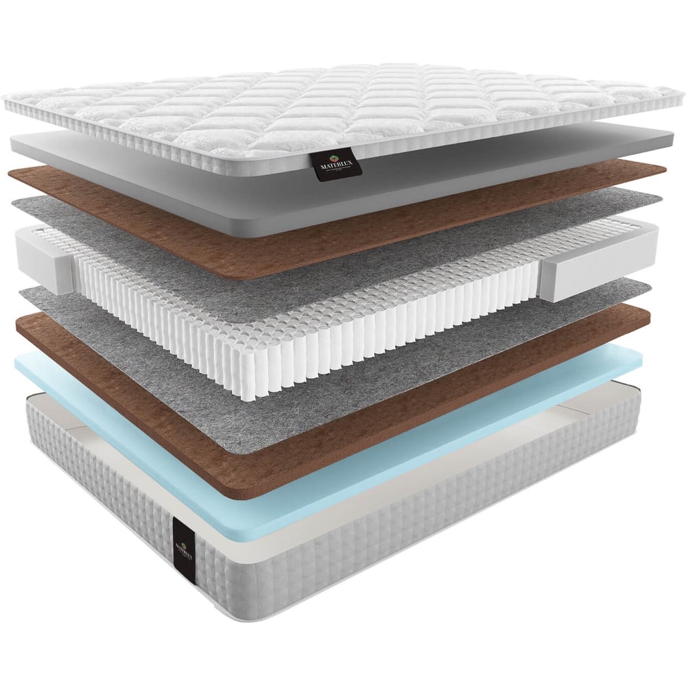 Изображение товара Матрас Materlux SELVINO двусторонний ортопедический 200x140 см с независимыми пружинами