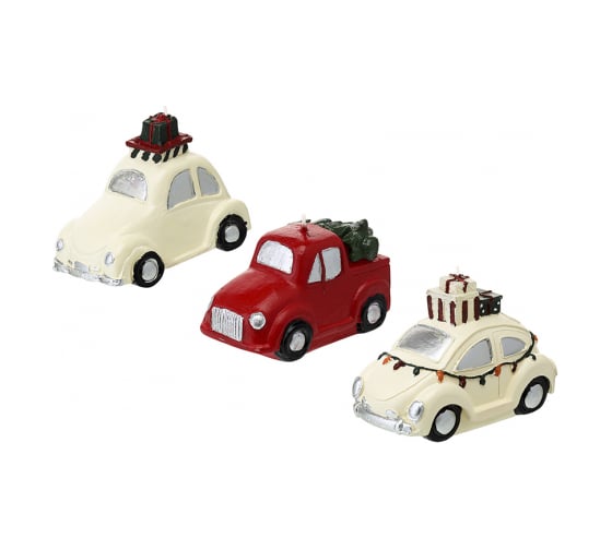 Изображение товара Набор декоративных свечей Tkano Magic drive из коллекции New Year Essential, 3 шт. TK24-NY_CND0012