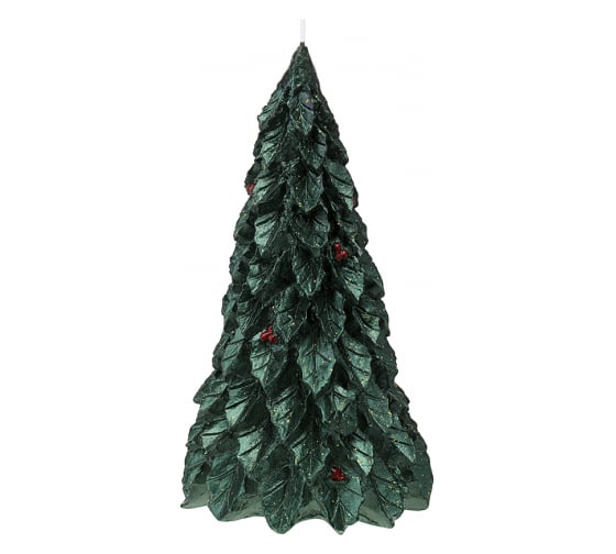 Изображение товара Свеча декоративная Tkano Festive flame из коллекции New Year Essential, 19,5 см TK24-NY_CND0001