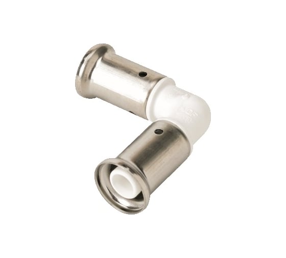 Изображение товара Угольник HENCO 90 градусов, ПВДФ пресс, белый, 32x32 1PKW-3232