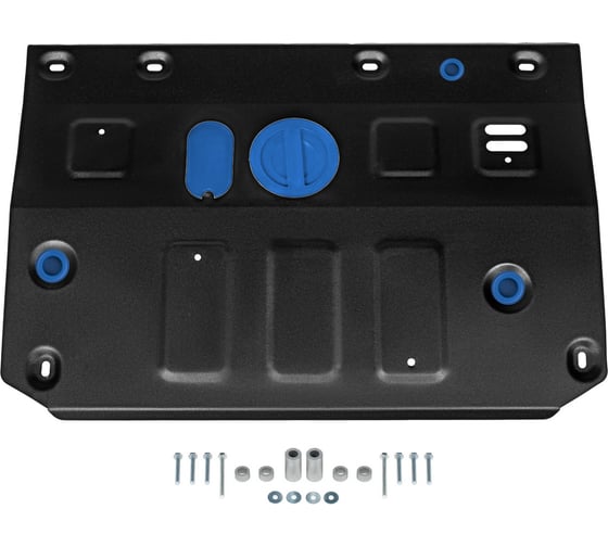 Изображение товара Защита картера Rival для Hongqi HS3 2024-н.в., рынок РФ, сталь 1.5 мм, с крепежом, штампованная 111.8020.1