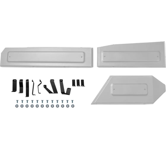 Изображение товара Защита топливных трубок Rival для GAC GS8 II поколение АКПП 4WD 2023-н.в., рынок РФ, алюминий 3 мм, с крепежом, штампованная 333.3406.1